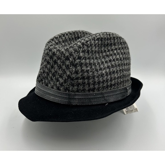 New with Tags Bloomindale's Grevi Men's Lg. Fedora Hat 100% Rabbit Made in Italy